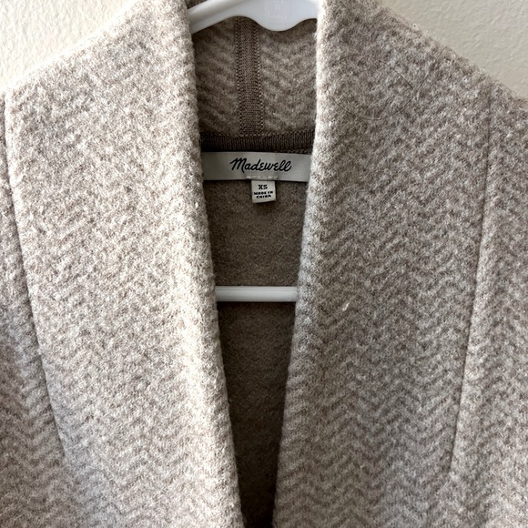 Madewell | Sweaters | Madewell Herringbone Mattson Sweater Coat | Poshmark